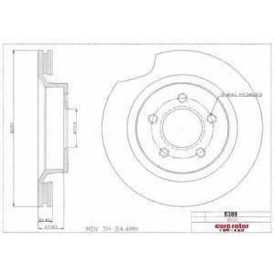 Front Premium Rotor by EUROROTOR - 5388 pa1