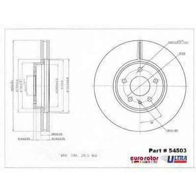 EUROROTOR - 54503 - Front Premium Rotor pa1