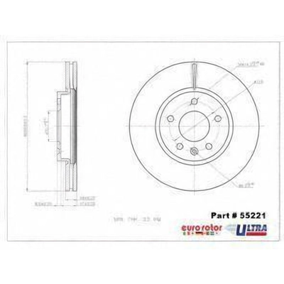 EUROROTOR - 55221 - Front Premium Rotor pa1