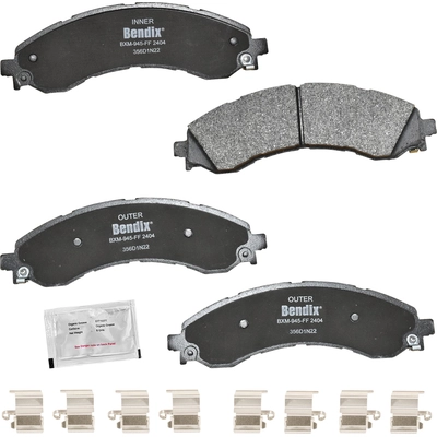 BENDIX - CFM2404 - Semi-Metallic Front Disc Brake Pads pa2