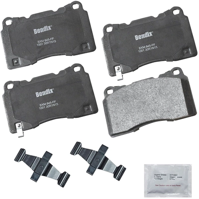 Front Premium Semi Metallic Pads by BENDIX - CFM1001 pa2