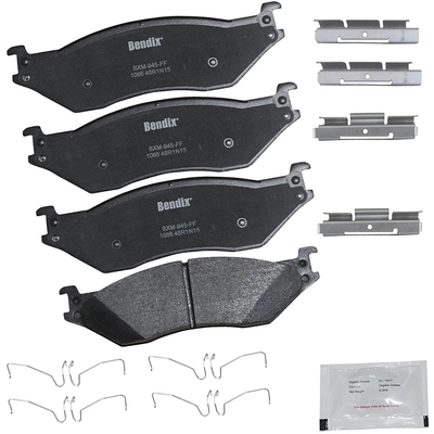 Plaquettes avant semi-métallique de qualité supérieur de BENDIX - CFM1066 pa2
