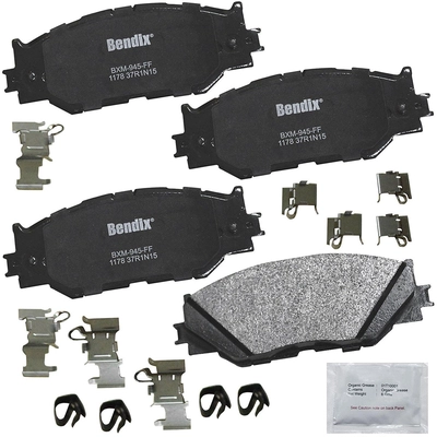 Front Premium Semi Metallic Pads by BENDIX - CFM1178 pa5