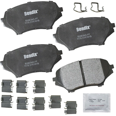 Front Premium Semi Metallic Pads by BENDIX - CFM1179 pa2