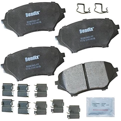 Front Premium Semi Metallic Pads by BENDIX - CFM1179 pa4