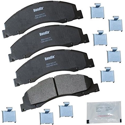 Plaquettes avant semi-métallique de qualité supérieur de BENDIX - CFM1328 pa1