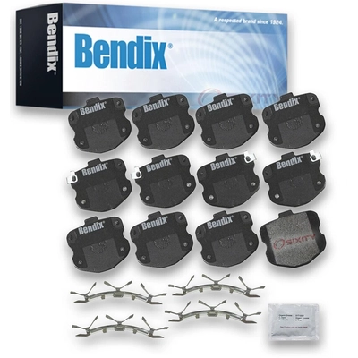 Front Premium Semi Metallic Pads by BENDIX - CFM1419F pa1