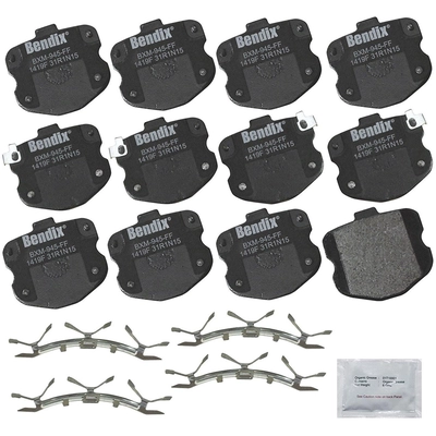 Front Premium Semi Metallic Pads by BENDIX - CFM1419F pa2