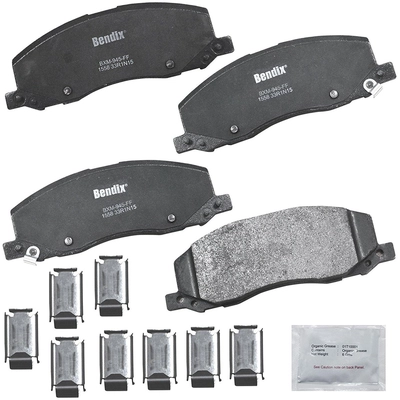 Front Premium Semi Metallic Pads by BENDIX - CFM1558 pa2