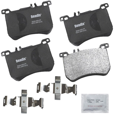 Front Premium Semi Metallic Pads by BENDIX - CFM1670 pa2
