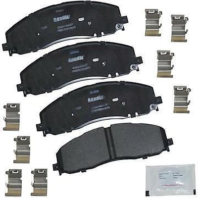 Front Premium Semi Metallic Pads by BENDIX - CFM1680 pa1
