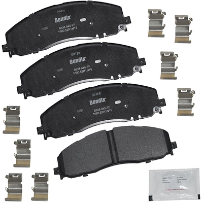 Front Premium Semi Metallic Pads by BENDIX - CFM1680 pa3