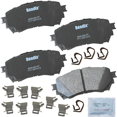 Front Premium Semi Metallic Pads by BENDIX - CFM1711 pa1