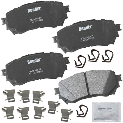 Front Premium Semi Metallic Pads by BENDIX - CFM1711 pa2