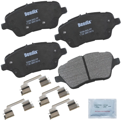 Front Premium Semi Metallic Pads by BENDIX - CFM1730 pa1