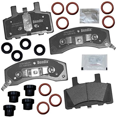 Front Premium Semi Metallic Pads by BENDIX - CFM370 pa2