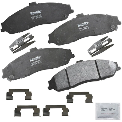 Front Premium Semi Metallic Pads by BENDIX - CFM731 pa3