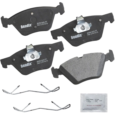 Front Premium Semi Metallic Pads by BENDIX - CFM740 pa4