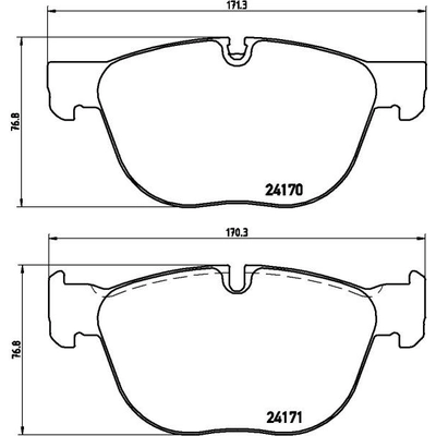 BREMBO - P06049 - Front Premium Semi Metallic Pads pa5