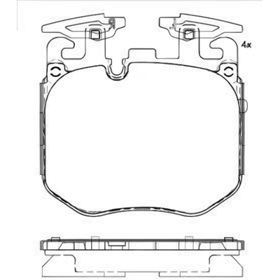 Front Premium Semi Metallic Pads by BREMBO - P06106 pa2