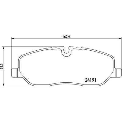 Plaquettes avant semi-métallique de qualité supérieur by BREMBO - P44014 pa6