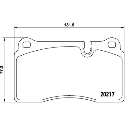 Front Premium Semi Metallic Pads by BREMBO - P44018 pa5