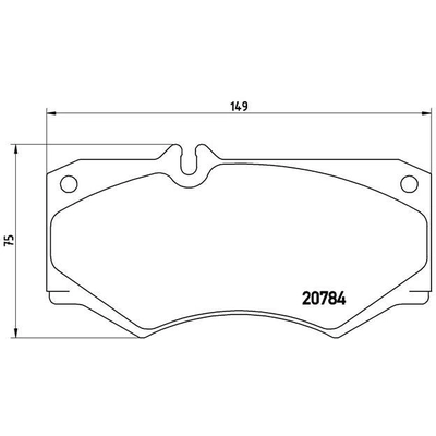 Plaquettes avant semi-métallique de qualité supérieur by BREMBO - P50003 pa7