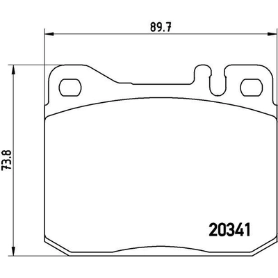 Front Premium Semi Metallic Pads by BREMBO - P50004 pa4