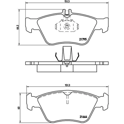 Plaquettes avant semi-m�tallique de qualit� sup�rieur by BREMBO - P50023 pa7