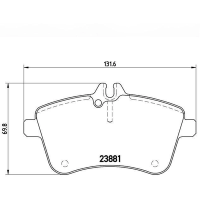 Plaquettes avant semi-métallique de qualité supérieur by BREMBO - P50057 pa7