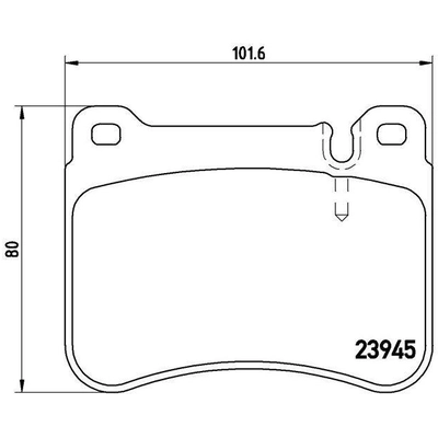 Plaquettes avant semi-métallique de qualité supérieur by BREMBO - P50073 pa7