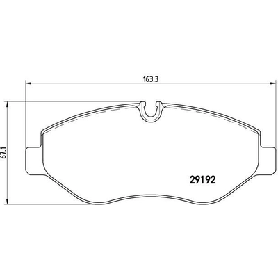 Plaquettes avant semi-métallique de qualité supérieur by BREMBO - P50085 pa2