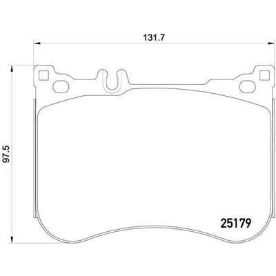 Front Premium Semi Metallic Pads by BREMBO - P50095 pa4