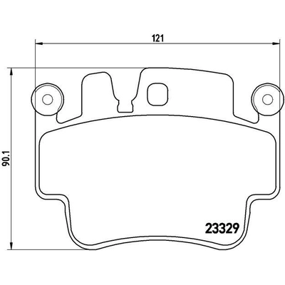 Plaquettes avant semi-métallique de qualité supérieur by BREMBO - P65009 pa4