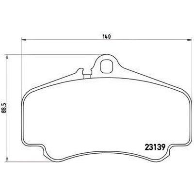 Front Premium Semi Metallic Pads by BREMBO - P65011 pa3