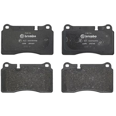 Front Premium Semi Metallic Pads by BREMBO - P85116 pa4