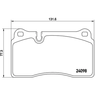 Plaquettes avant semi-métallique de qualité supérieur by BREMBO - P85116 pa5