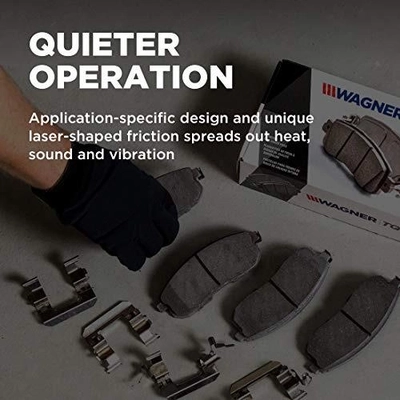 Front Premium Semi Metallic Pads by WAGNER - MX601 pa20