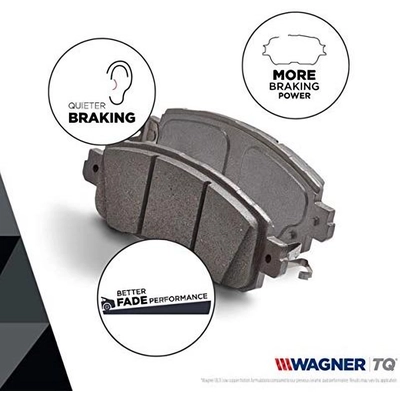 Plaquettes avant semi-métallique de qualité supérieur de WAGNER - MX830A pa27