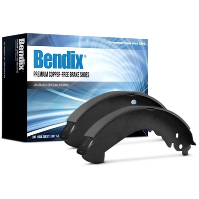 BENDIX - 333 - Premium Front Drum Brake Shoes pa1