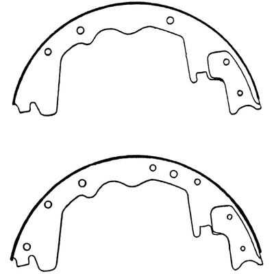 Segment de Frein supérieure  avant par CENTRIC PARTS - 111.03570 pa1