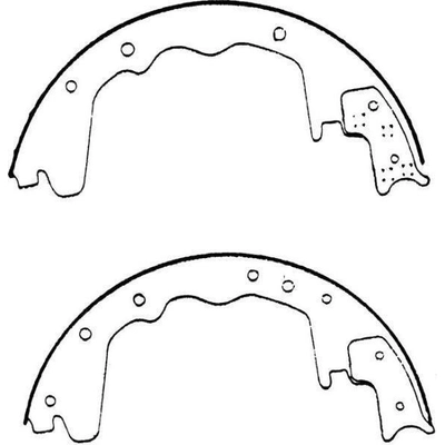 Segment de Frein supérieure  avant by CENTRIC PARTS - 112.03580 pa8