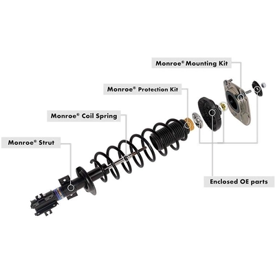 Front Quick Strut Assembly by MONROE - 172915 pa4