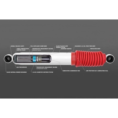 Front Shock Absorber - Rancho RS5000 by RANCHO - RS55063 pa2