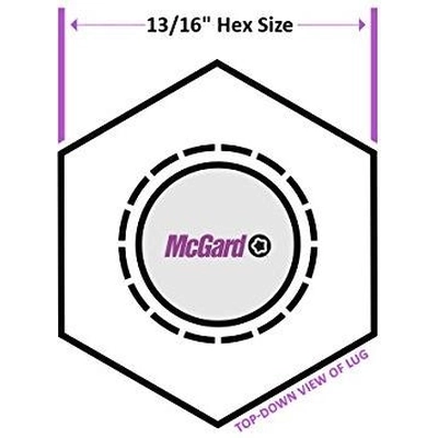 Écrou de roue avant à filetage à droite by MCGARD - 65357BC pa7