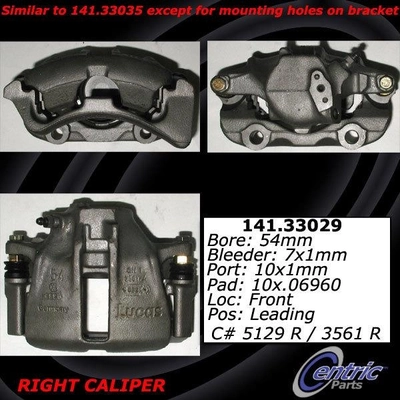 Front Right Rebuilt Caliper With Hardware by CENTRIC PARTS - 141.33029 pa3