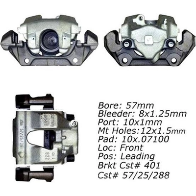 Front Right Rebuilt Caliper With Hardware by CENTRIC PARTS - 141.35073 pa11