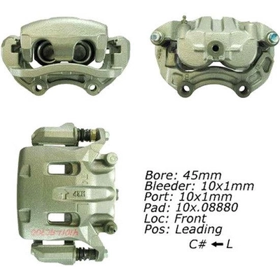 Front Right Rebuilt Caliper With Hardware by CENTRIC PARTS - 141.42137 pa12