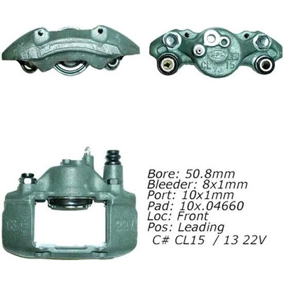 Front Right Rebuilt Caliper With Hardware by CENTRIC PARTS - 141.50051 pa11