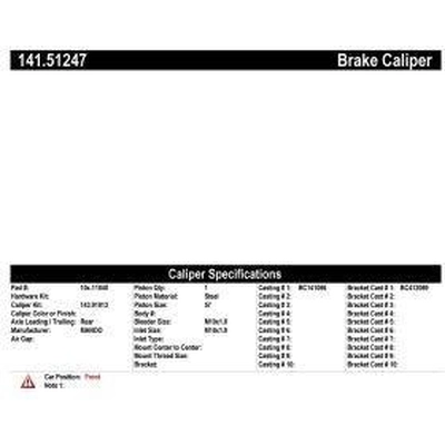 Front Right Rebuilt Caliper With Hardware by CENTRIC PARTS - 141.51247 pa1